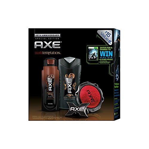 AXE Special Edition Dark Temptation Shower Pack, 4 Pc Gift Set