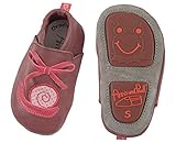  Anna und Paul - Krabbelschuhe gefüttert - Schnecke (18-19 (S) 11,5cm, Pflaume)