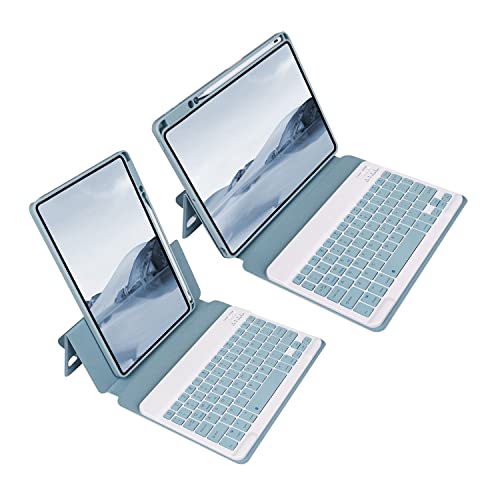 L[{[hP[X iPad mini 6 (6) 2021 8.3C` }Olbg u cu X^h X tHI X}[gP[X E CX {L[{[h yz_[t,Fog blue