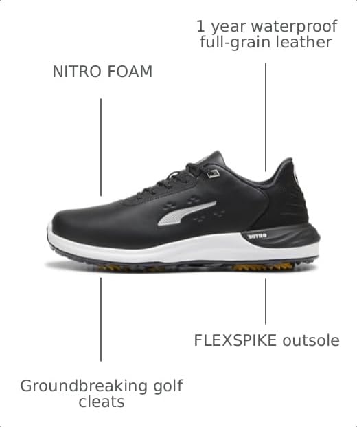 Image of PUMA Men's PHANTOMCAT Nitro Golf Shoes
