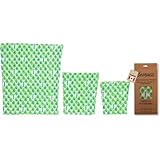 100% NATURAL INGREDIENTS: BeeBAGZ are 100% natural, composed of cotton, a double stitched seam and beeswax. Ditch the single use plastic and use our all-natural beeswax wrap storage bags which are designed to be used over and over again. WHY BAGS ARE...