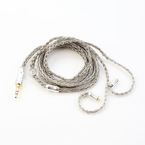 Amazon | 【川木】ハイエンド MMCX リケーブル 3.5mm 16芯 銀メッキ