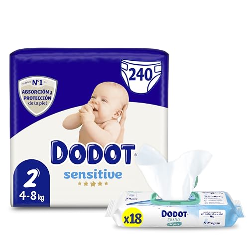 ¡Pañales Sensitive Dodot: Máxima Protección, Suavidad como una Pluma y 100% Vegetal!