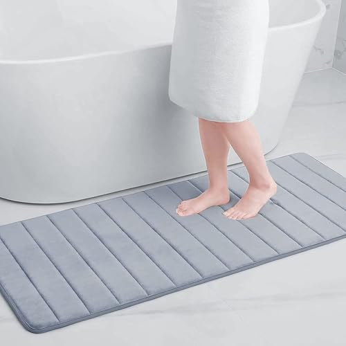 Homaxy Memory Foam Badezimmer Badeteppiche Saugfähige Rutschfester...