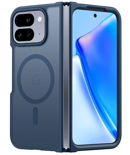 Image of FNTCASE for Google Pixel 10-Pro-Fold Magnetic Case: Translucent Matte Textured Military Grade Drop Protection Cell Phone Cover - Slim Rugged Durable Shockproof Protective Bumper Cases