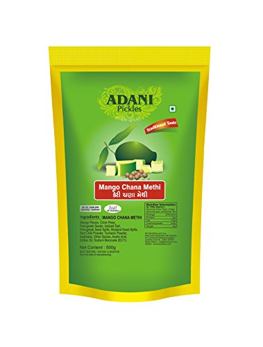 Image of Adani Spices Chana Methi Pickle | Chana Methi Achar |500 g