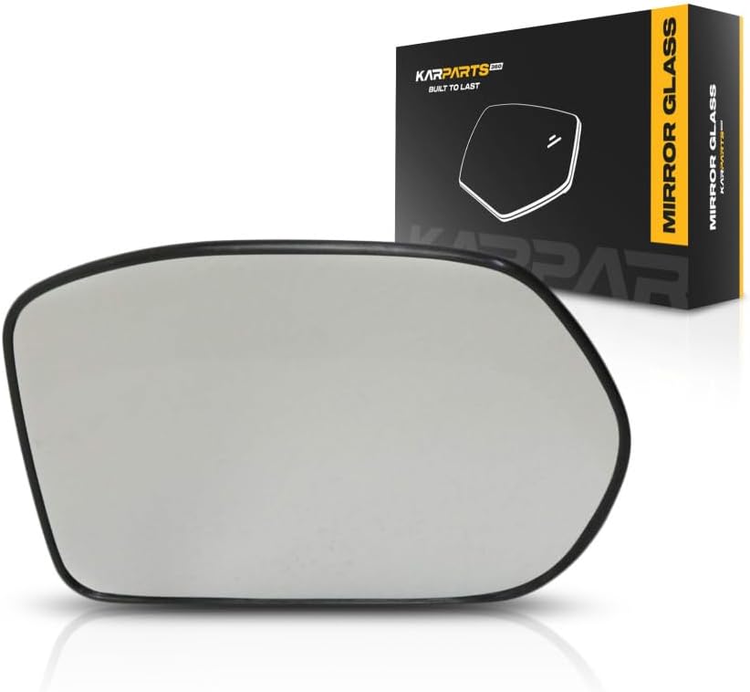 For Honda CR-V 2007 08 09 10 2011 Mirror Glass Passenger Side | Non-Heated | w/Backing Plate | Convex Glass Type | Replacement For 76203SWAA01 | HO1325108