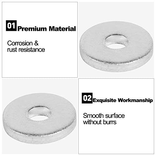 Aluminum Backup Pop Rivet Washers For 1/8" Diameter Rivets,Aluminum Back Up Washer, 250 Pcs #TOP2