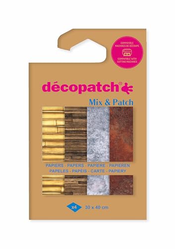 Décopatch- Hoja, Multicolor, Medium (Clairefontaine Rhodia DP040C)