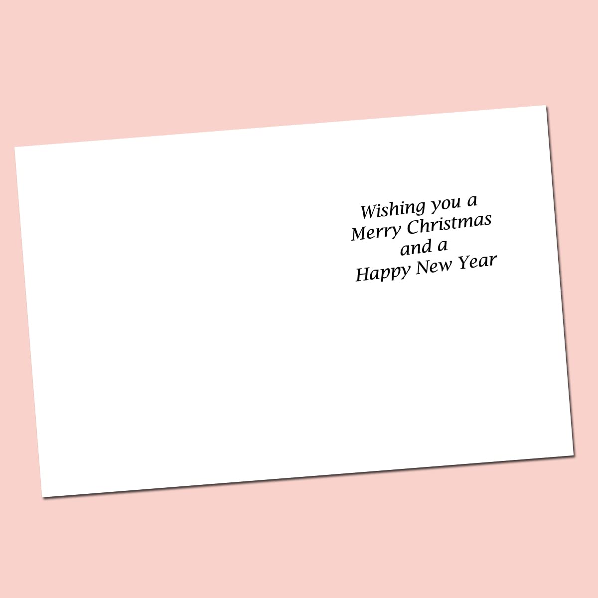 10 A6 Christmas Wishes Printed Inserts for Greetings Cards to fit 100x144mm