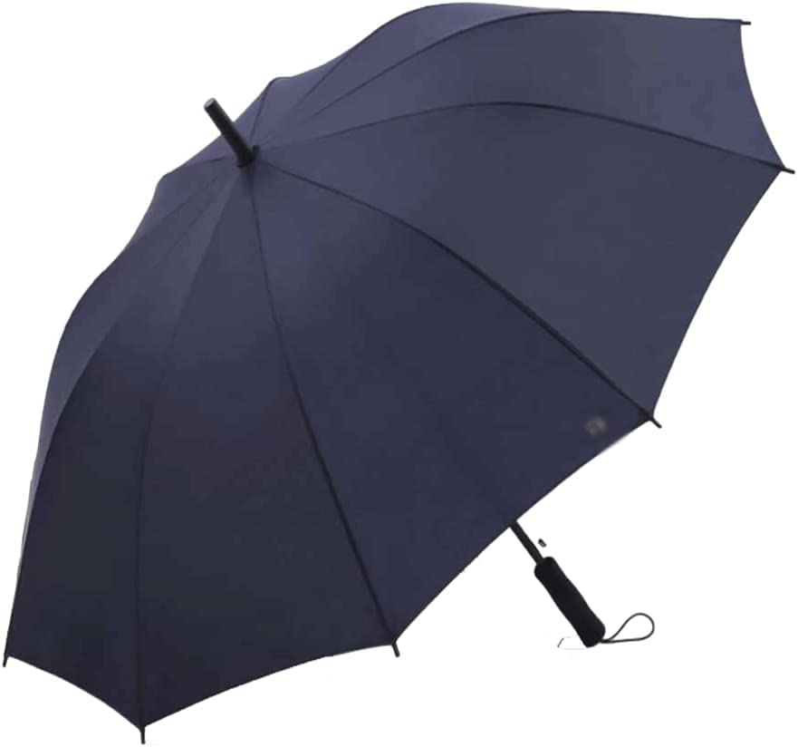 PIPONS Paraguas del Sol Paraguas impermeable a prueba de viento extra grande de palillo for deportes al aire libre paraguas de palo Paraguas de Viaje (Color : A, Size : 55inch)