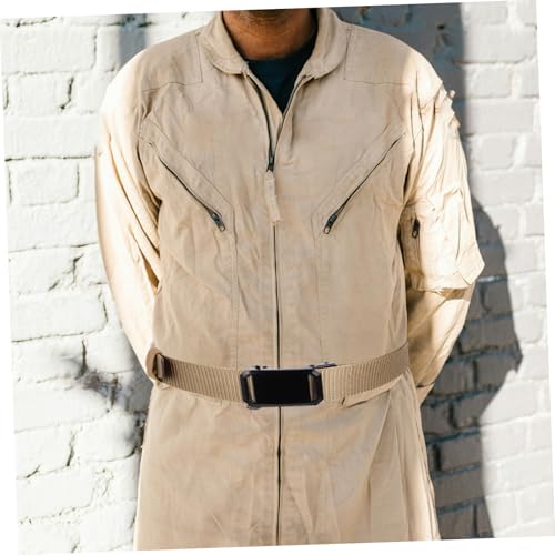 GANAZONO Men's Adjustable Ratchet Buckle Grey Belt for Men Breathable Outdoor Sports for Young Students4