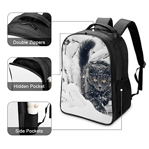 Sac à dos personnalisé chat 3D résistant pour éviter l'usure des sacs scolaires