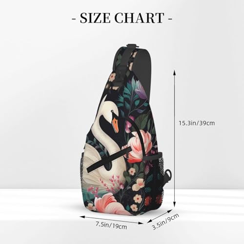Bolso Cruzado para Hombre Tipo Bandolera con Diseño Floral miniatura 3