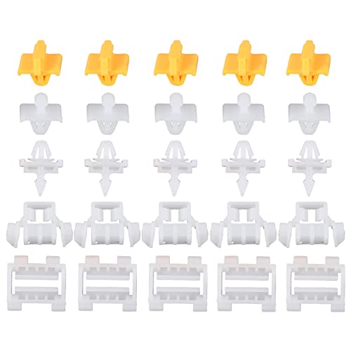 Tür Seitenverkleidung Clips Zierleisten Halterung Schutzleiste Seitenteile Beplankung Türverkleidung Auto Seitenwand Befestigungclips Kit Seitentür Klammern Halteklammer Halteclipsatz für 190e W201
