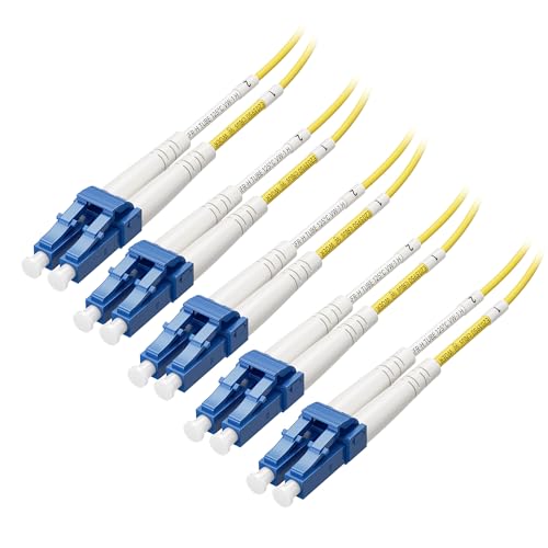 Cable Matters OS2 LC-LC Plenum 1M 5-Pack