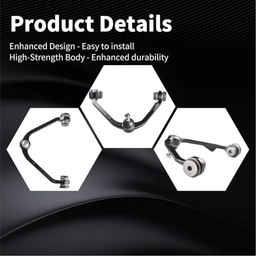 CUGANO Front Upper Control Arm With Ball Joint Fit for Ford Expedition 1997-2002 Ford F-150 1997-2003 Lincoln Navigator 1998-2002 RK8728T CK8728T - 2pcs Suspension Kit by CUGANO - Used condition - Image 3