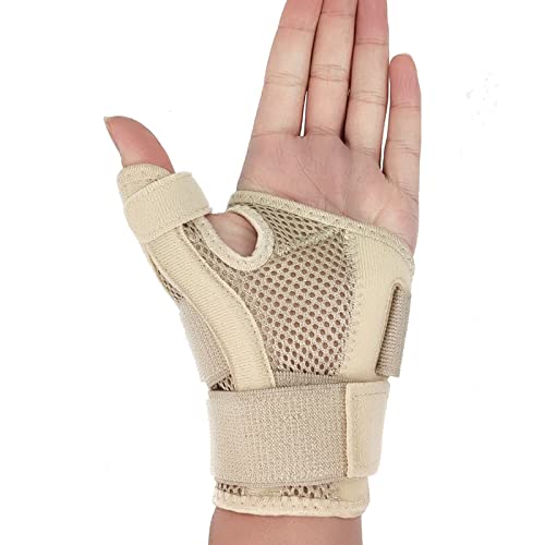 Upgraded Wrist Thumb Supports Splint Brace for Carpal Tunnel Syndrome, Hand Support Adjustable Straps for Arthritis, Tendonitis, Injury Recovery, Relief pain, Wrist Immobilizer Fit Left/Right Hand