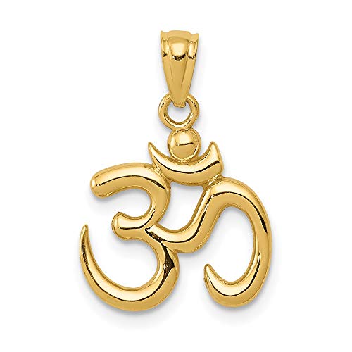 Saris and Things Om charm pendant