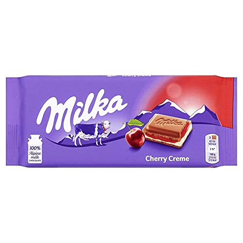 Milka Chocolate Cherry Cream 100G