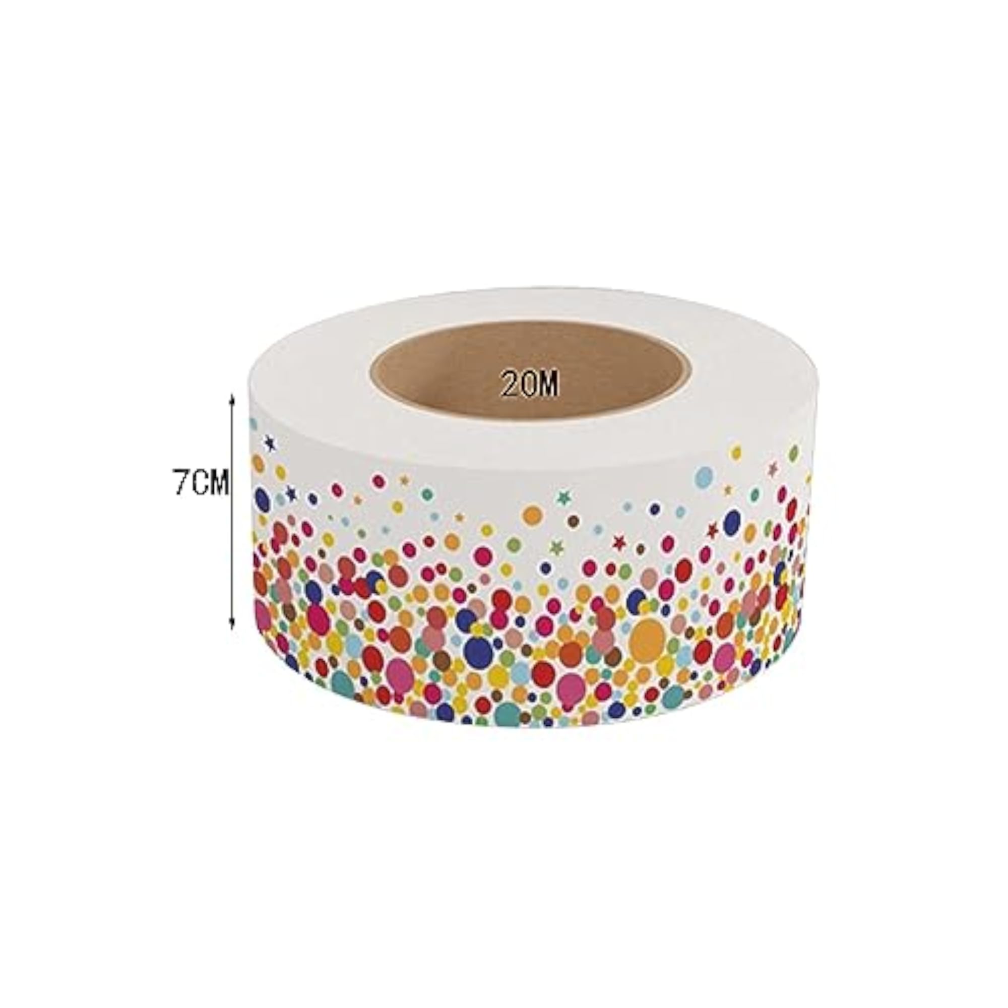 Bulletin Board Borders Cute Dot Classroom Borders for Office Wall Blackboard White
