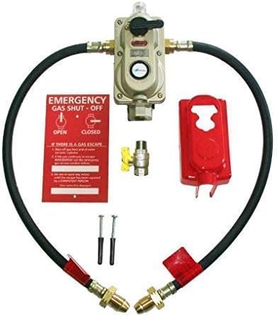 2 BOTTLE AUTO CHANGE OVER LP LPG PROPANE GAS REGULATOR OPSO INSTALLATION KIT