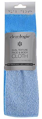 Cleanlogic Exfoliating Dual Texture Wash Cloth, 3 Count