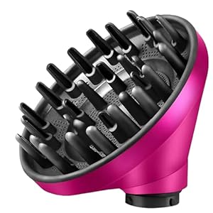 Diffusordüse Aufsätze für Dyson Airwrap Styler HS01 HS05, umwandelbar für Airwrap Styler in Haartrockner, Diffusor Föhn Aufsatz(Rosarot) (Diffusordüse Aufsätze)