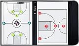 THIPOS Basketball Taktikbrett Coach Board Faltbare Trainer Taktische Platine mit Reißverschluss for die leichte Portabilität