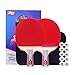 YXYXX 5 stelle Racchetta da Ping Pong Set× 2, Set di Racchette da Ping Pong con copertura, per giocatori professionisti di livello intermedio avanzato / 5 stelle/Short handle×2