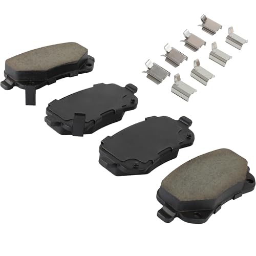 Image of QUALITY-BUILT Rear Ceramic Brake Pads, Premium 1001-1326C, Compatible with 2008-2012 Chrysler /Dodge /Ram (C,V,Grand Caravan,Town & Country)