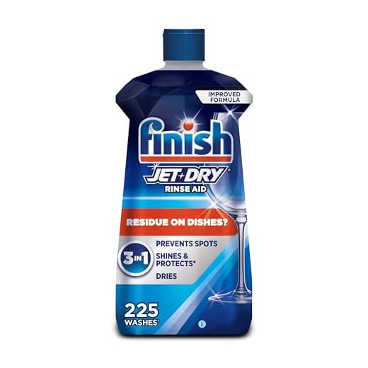 Finish Jet-Dry Rinse Aid, Dishwasher Rinse and Drying Agent, 23 fl oz, Packaging may vary