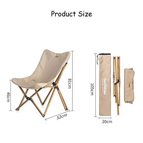 Chaise pliante résistante avec sac de transport pour la randonnée