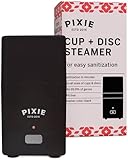 Pixie Menstrual Cup Sterilizer - Ranked 1 for The Best Steamer - Kills 99.9% of Germs with Cleaner Steam - Wash Your Period Disc or Cup in 3 Minutes! - Automatic Timing Shut-Off Switch