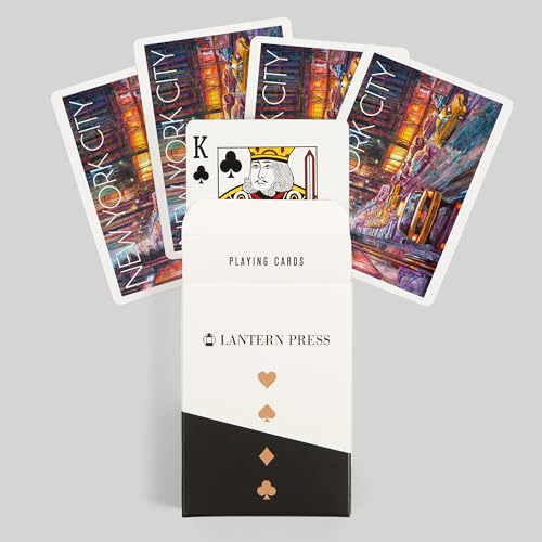 Baraja de Cartas Póker Lantern Press New York City miniatura 6