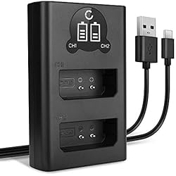 Cargador Canon 1200D CELLONIC® Cargador Dual LP-E10 Smart y Rápido Compatible con Canon EOS 1100D 1200D 1300D EOS 1D X EOS 2000D EOS 4000D Kiss X50 X70 X80 Rebel T3 T5 T6 LC-E10 Cargador Doble Cable de Carga Alimentación