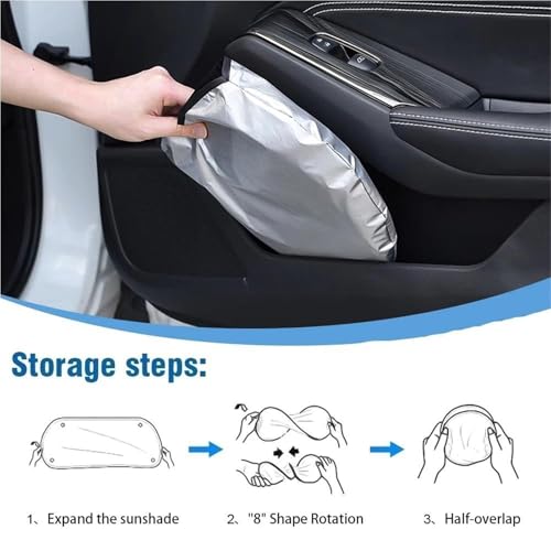 Parasol para parabrisas de coche Serie 3 2019-2022 protector de visera premium 6