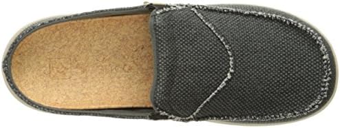 Spenco Men's Siesta Canvas Slide Sandal, Charcoal, 9M Medium US | Image 4