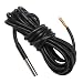DROK DS18B20 Temperature Sensor Digital Temp Probe Waterproof Thermal Cable Stainless Steel Probe 3 Meter Thermometer Gauge Thermistor Detector Sensor Indoor Outdoor Lab Car Usage