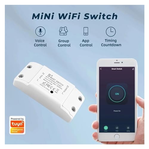 Télécommande sans fil pour interrupteur d'éclairage intelligent et minuterie