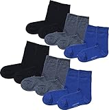 Camano Comfort Unisex Socken 9300 (6er Pack),Mehrfarbig Blau (blue 30), Gr. 36 (Herstellergröße: 35/38)