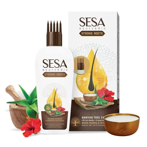 SE.SA Ayurvedic Hair Scalp & Roots Nourisher Oil100ml |Reduces Hairfall Fall No Mineral Oil Unisex Formula 3.38 oz