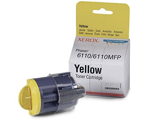 Xerox Phaser 6110 Yellow Toner Cartridge (1000 Pages) - 106R01273