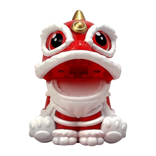 jiyun Danse Solaire, Lion Chinois Voiture Ornement Voiture Figurine Solaire Dansante Ornement,...
