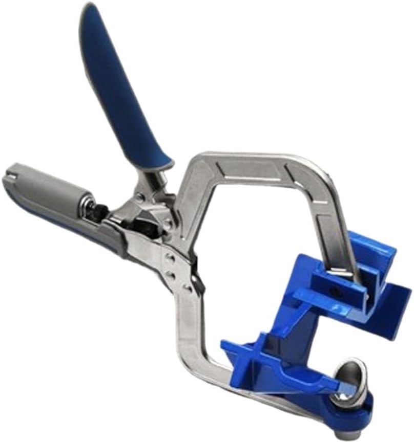 2pcs Auto-adjustable 90 Degree Right Angle Woodworking Clamp Quick Pliers Picture Frame Corner Clip Hand Tool T-Clamp