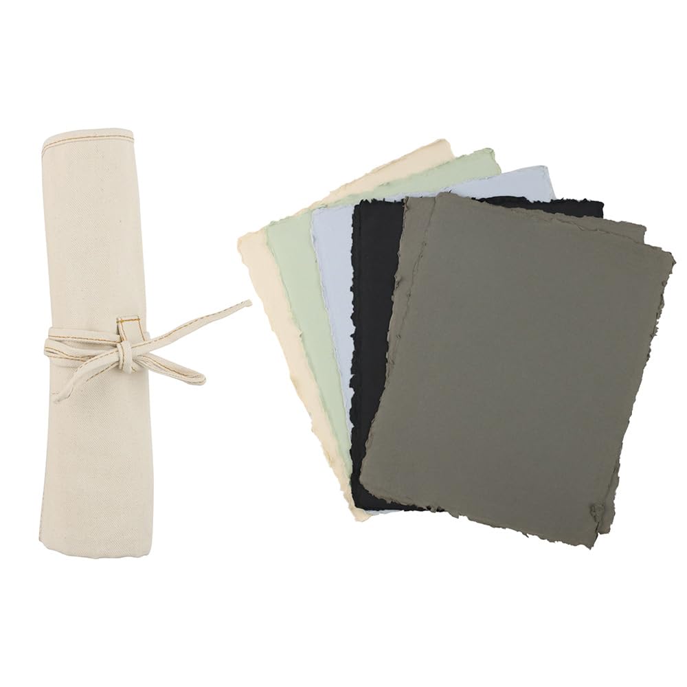 Set di Pennelli da Pittura Pan Art con Astuccio in Carta Fatta a Mano