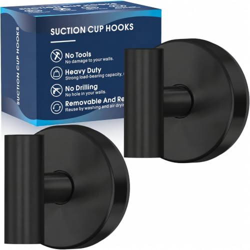 MOTAIPEAK Suction Cup Hooks for Shower, Towel...