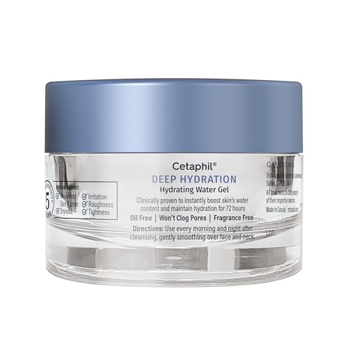 Cetaphil Deep Hydration Water Gel Face Moisturizer, Dry Skin, 1.7oz - image 8