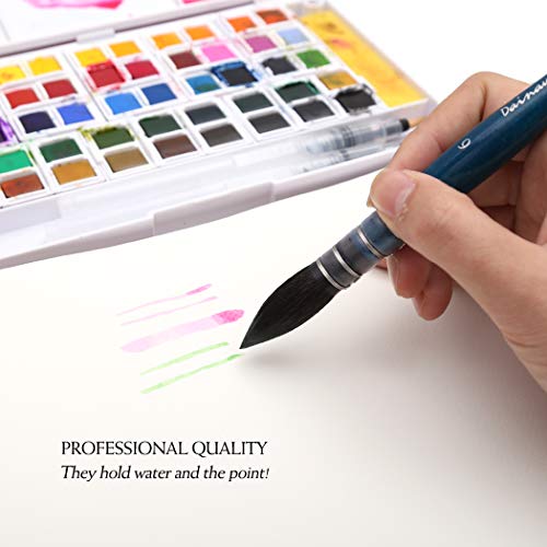 Dainayw DN-4LSMMHB Professional Mop Watercolor Brushes thumb #4