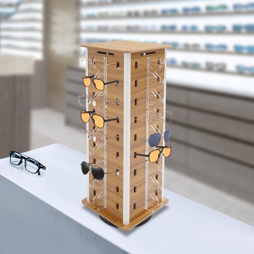 Soporte giratorio de 360° para almacenamiento de gafas de sol grande de pie 2